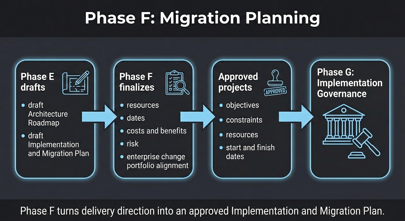 Phase F migration planning overview